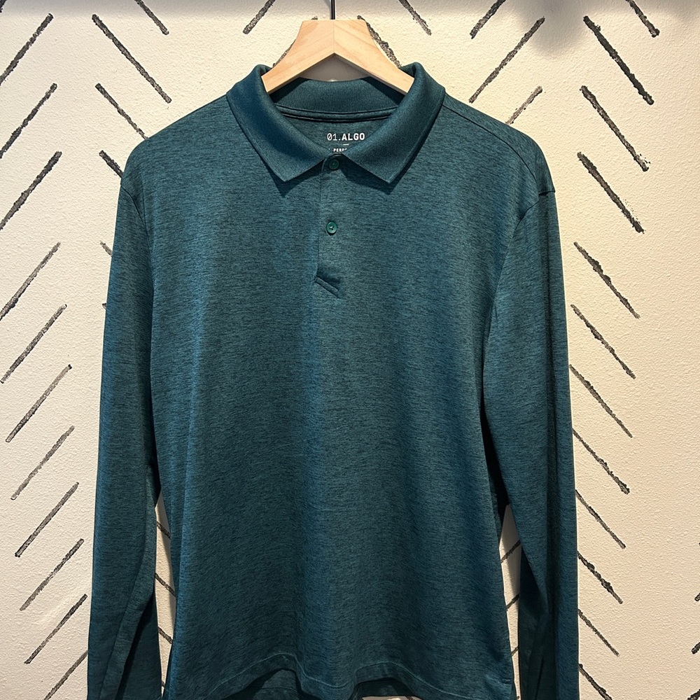 01 Algo Teal Polo Shirt